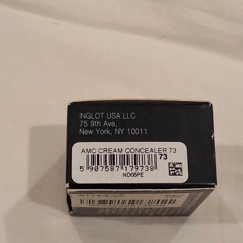 NWT Inglot AMC Cream Concealer #73